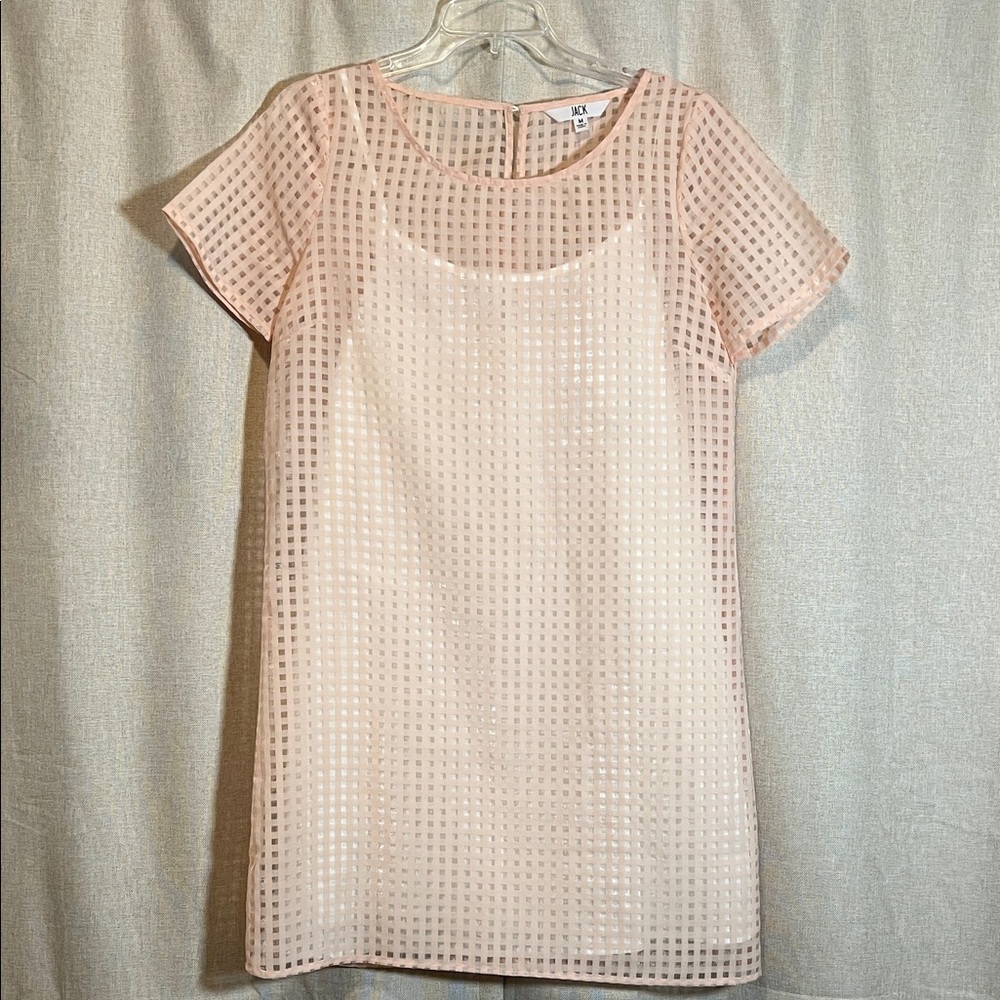 Jack by BB Dakota Blush Pink Mini Dress Size Medium